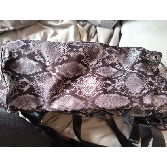 Tumi Nylon Backpack Python Print Travel Bag Black/Gray main image 7
